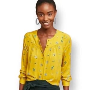 Anthropologie 52 Conversations Colloquial Bow Top. L/XL